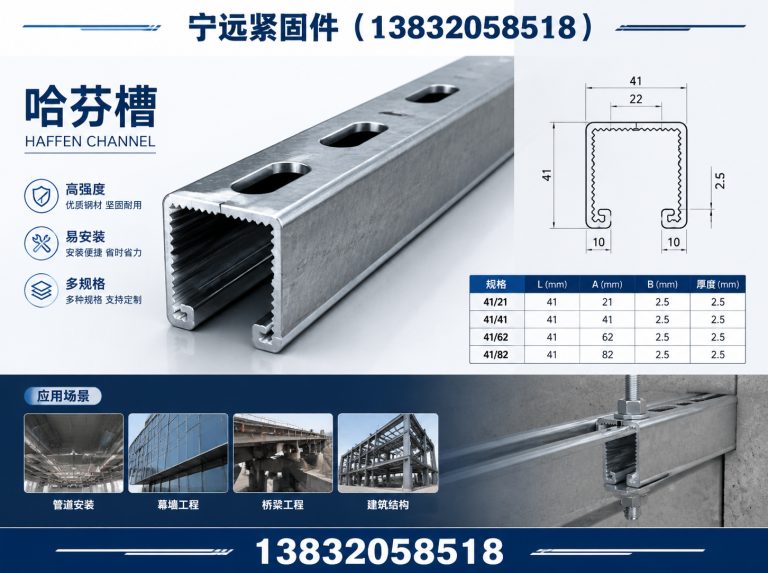 隆尧县C型钢槽道展示图